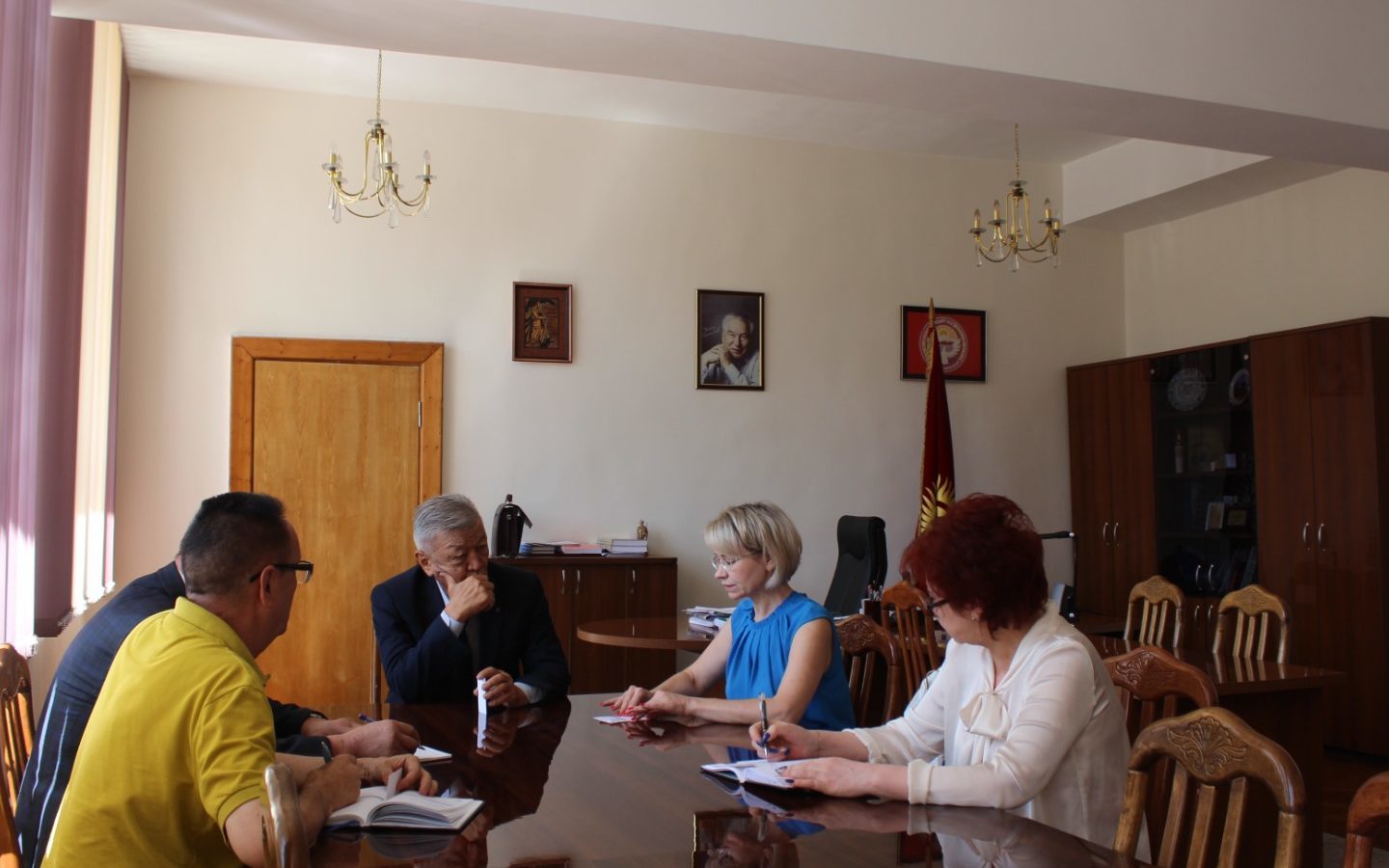 НИИРК – Встреча с Президентом Национальной академии наук Республики Кыргызстан