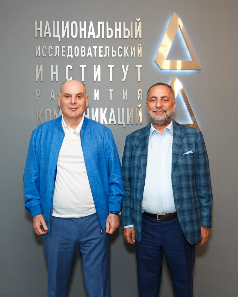 НИИРК – Визит Президента Абхазии Аслана Бжания в Национальный исследовательский институт развития коммуникаций