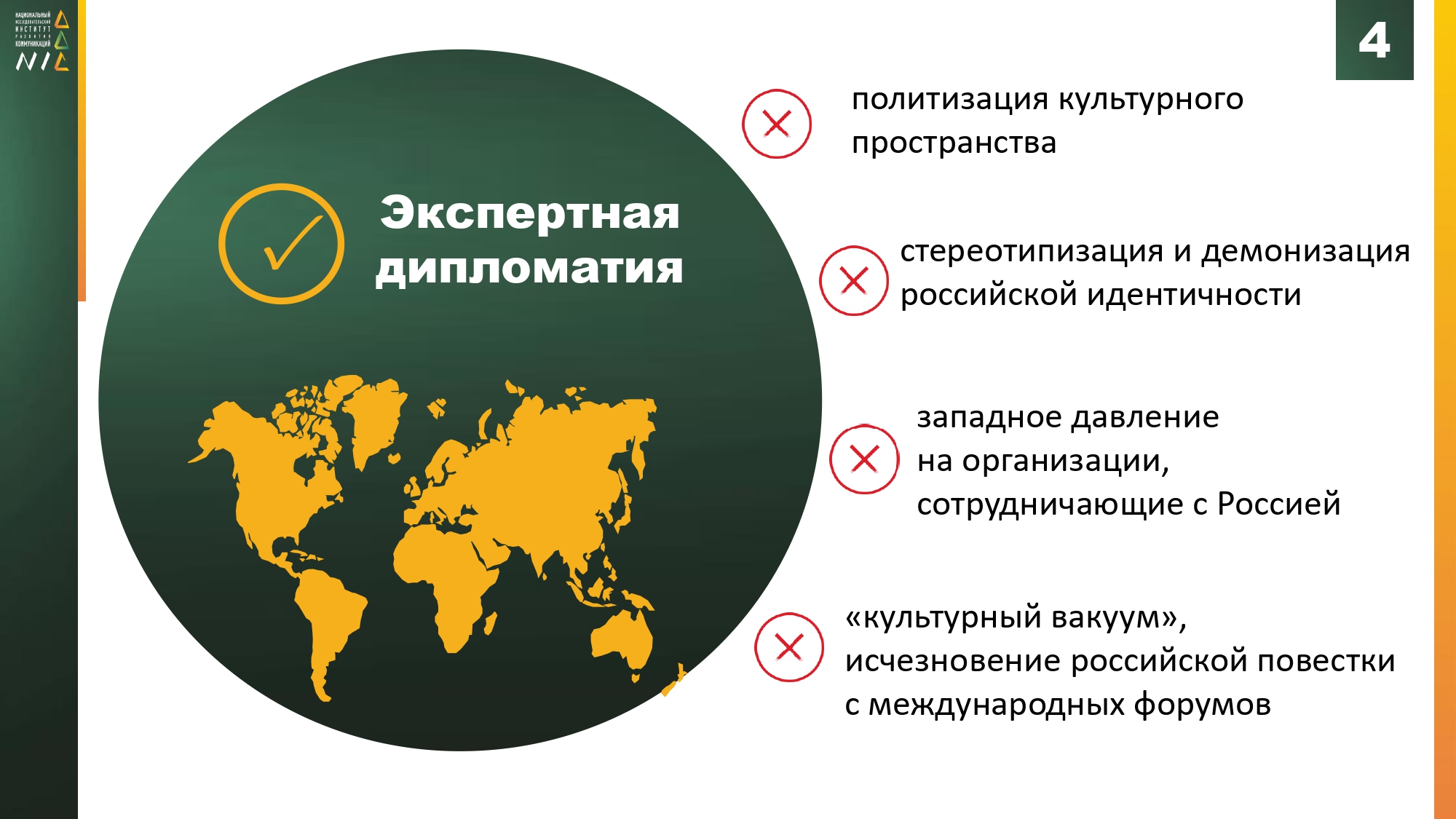 НИИРК – НИИРК на парламентском форуме: экспертная дипломатия как ответ на вызовы «отмены» российской культуры