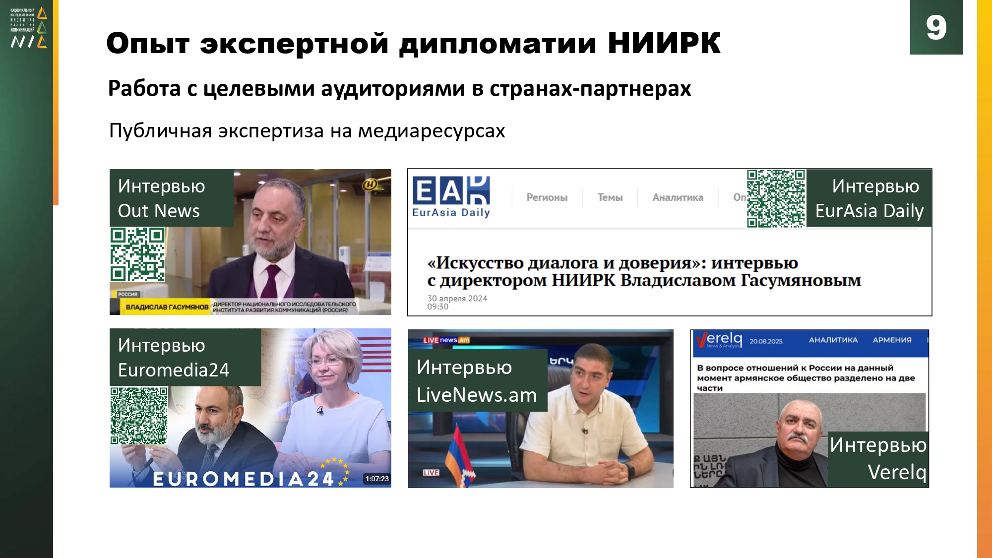НИИРК – НИИРК на парламентском форуме: экспертная дипломатия как ответ на вызовы «отмены» российской культуры